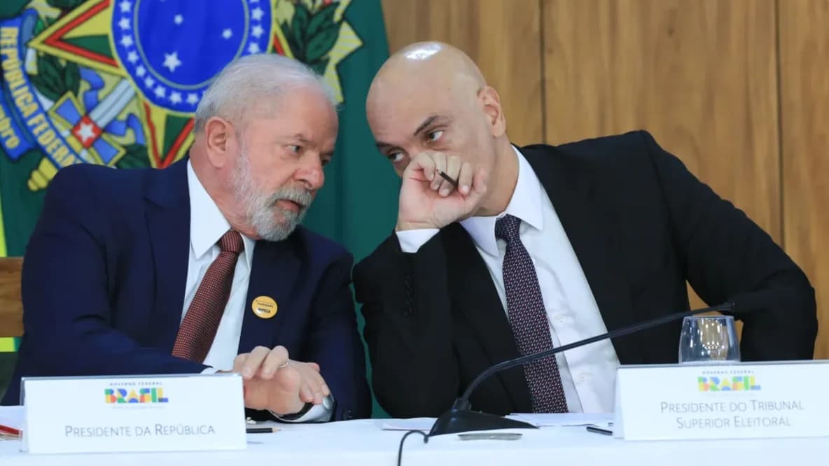 Lula e Alexandre de Moraes