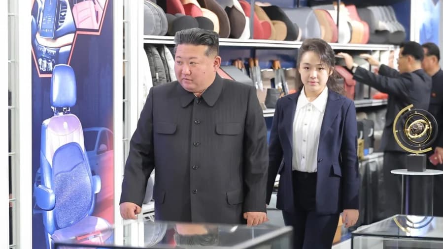 Kim Jong-Un e Kim Ju-ae