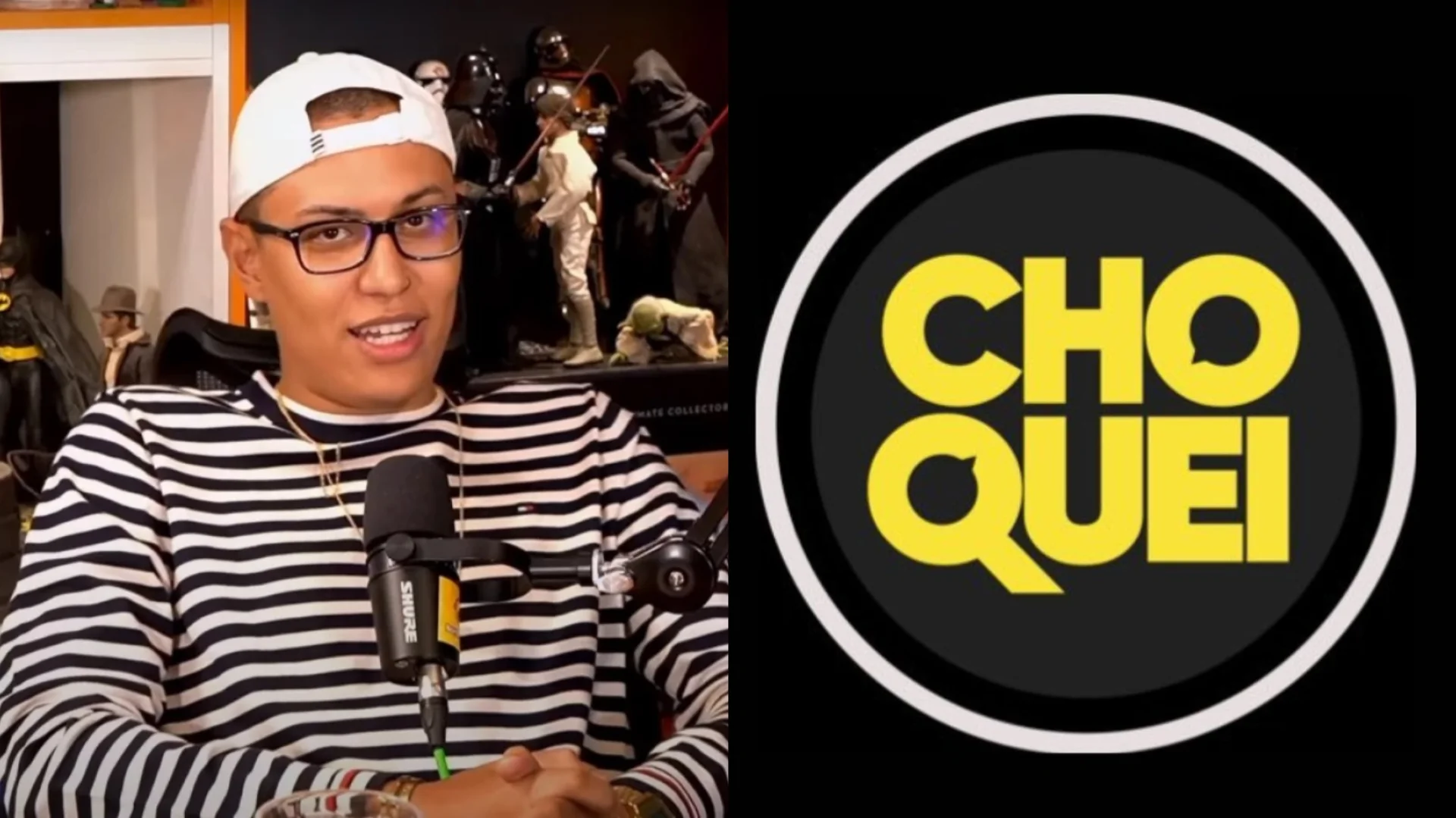 Raphael Souza, criador da Choquei - Foto: Reprodução | YouTube Barbacast - Podcast do Barba