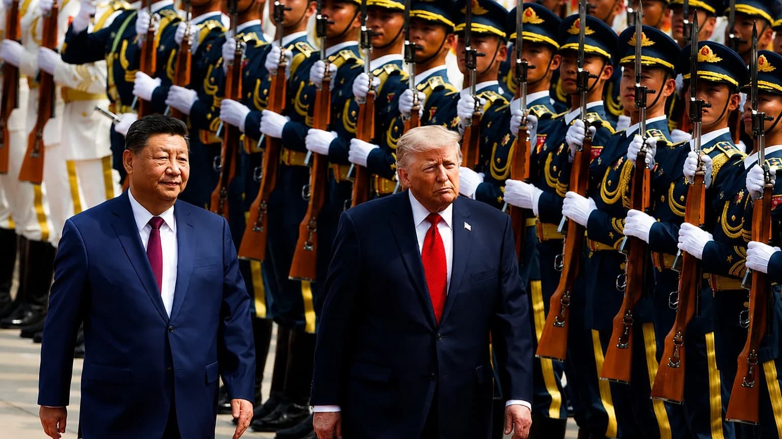 Trump e Xi se encontram