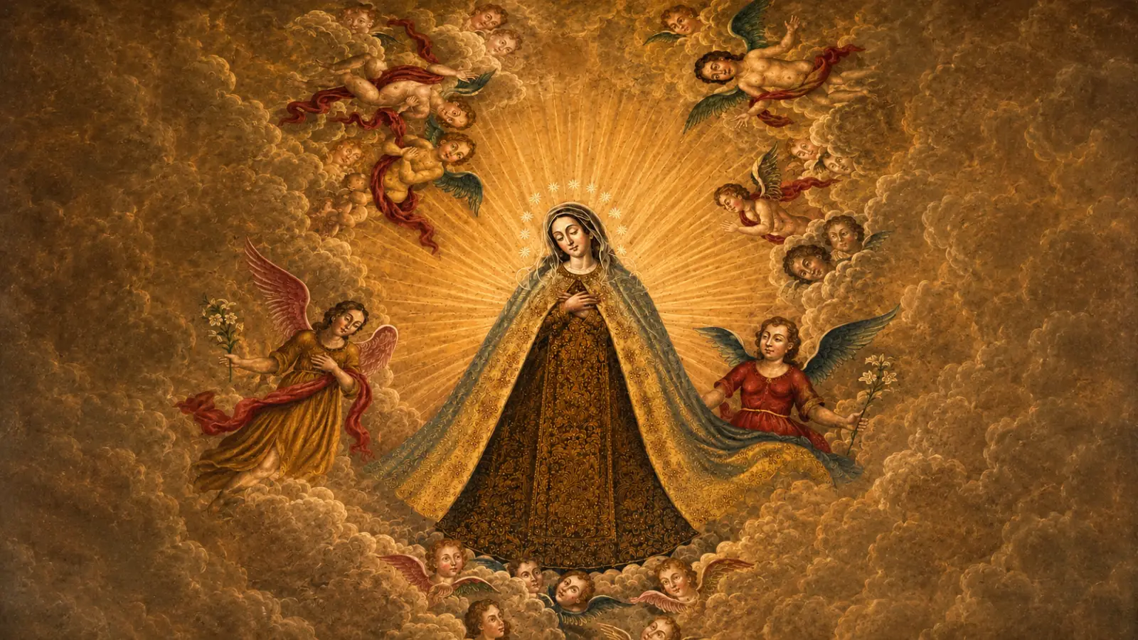 Teto da Igreja da Ordem Terceira do Carmo de São Paulo