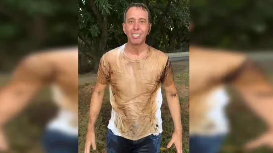 Rodrigo Manga no vídeo em que ele fala sobre o retorno à prefeitura