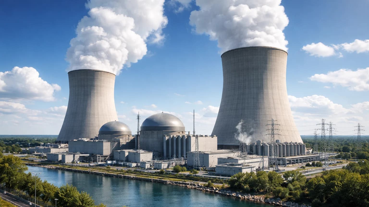 Usina nuclear. continente africano está buscando avançar na energia nuclear