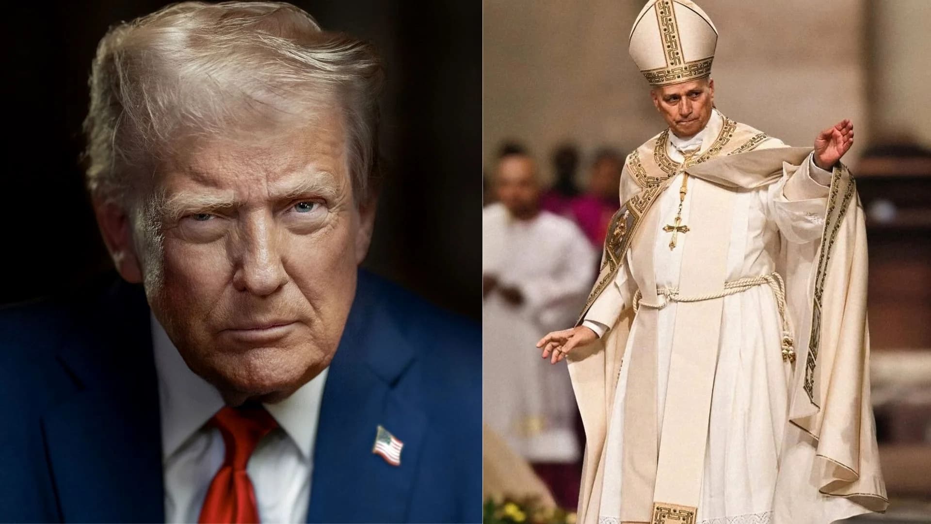 Trump chama Leão XIV de fraco e liberal e o papa responde que não tem medo dele
