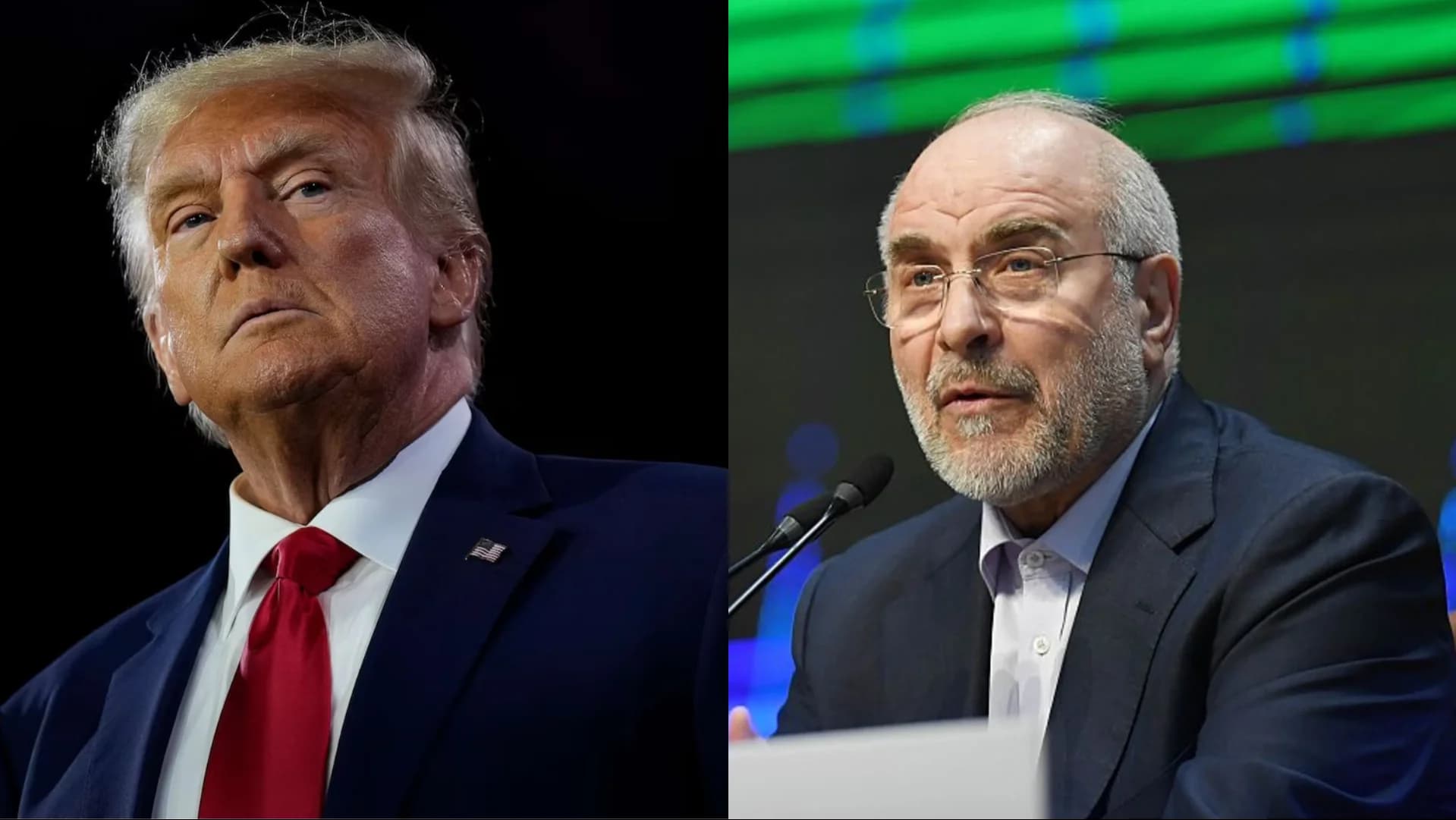 Donald Trump e líder iraniano em contexto de tensão que impacta o preço do petróleo global