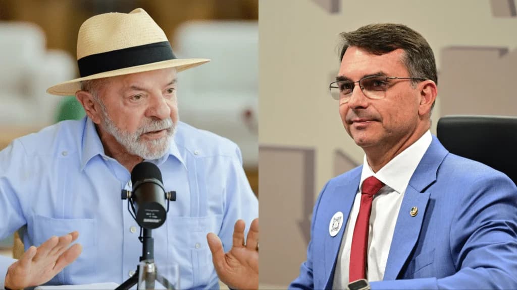 Flávio começa à frente