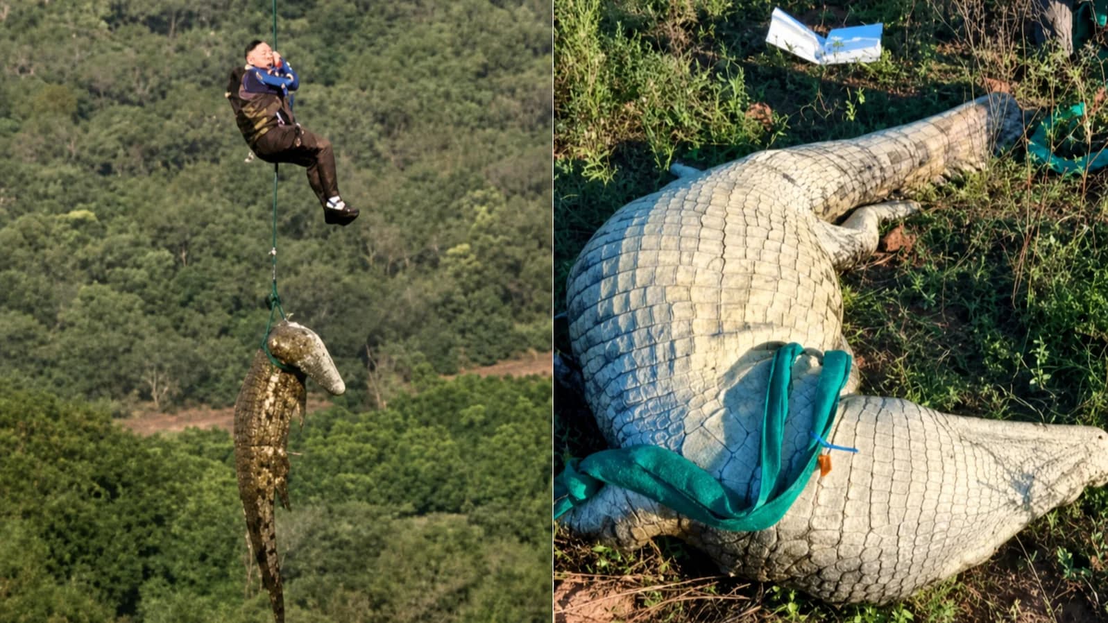 Operação de resgate na Africa do Sul