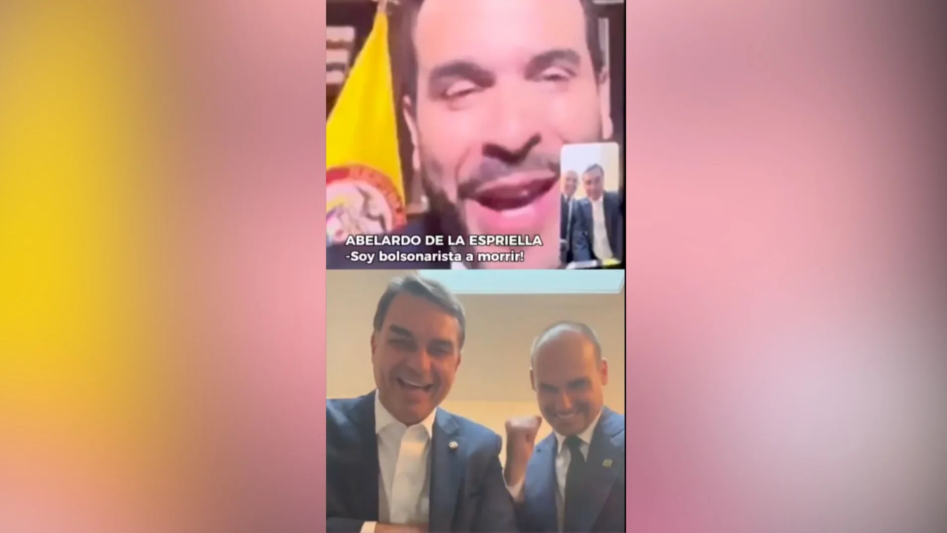 Ligação entre Abelardo, Flavio e Eduardo Bolsonaro