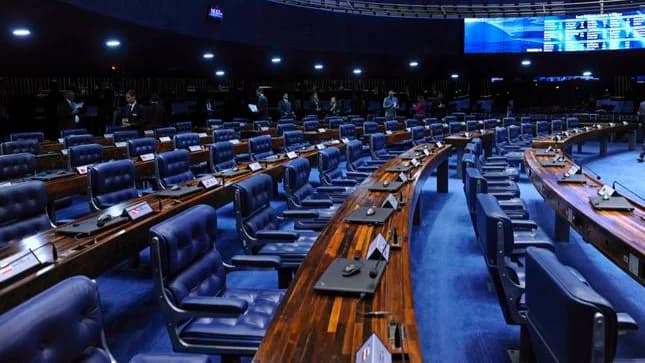 foto do Senado vazio