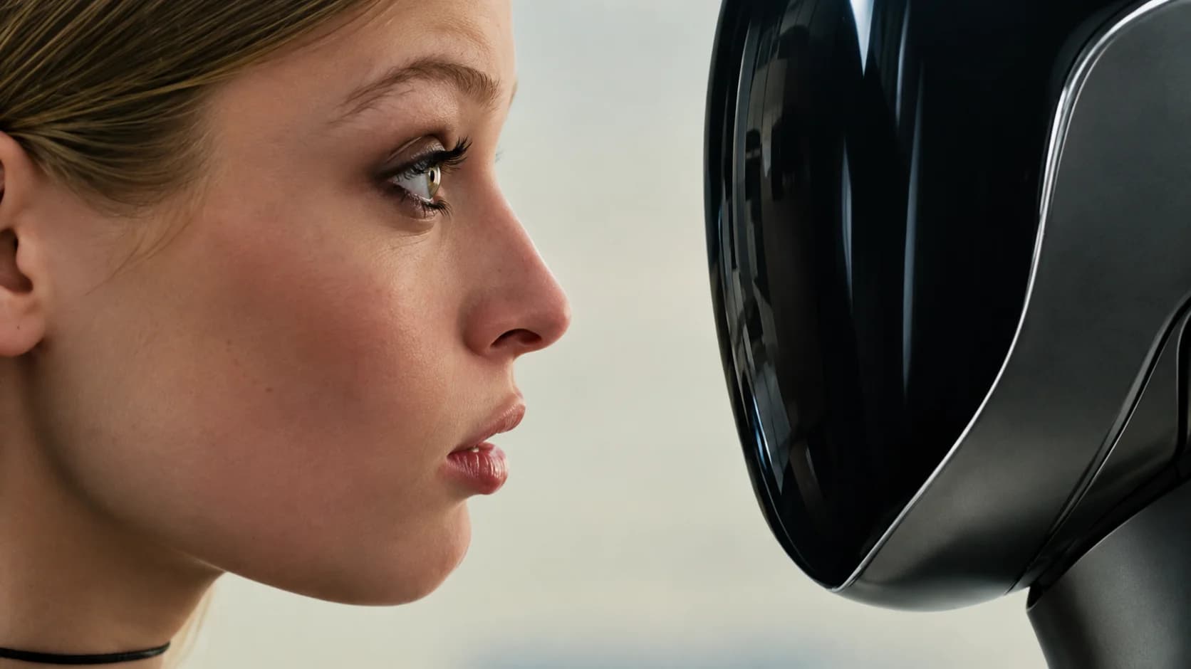 Filho trans de musk aparece em propaganda contra robos e contra IA
