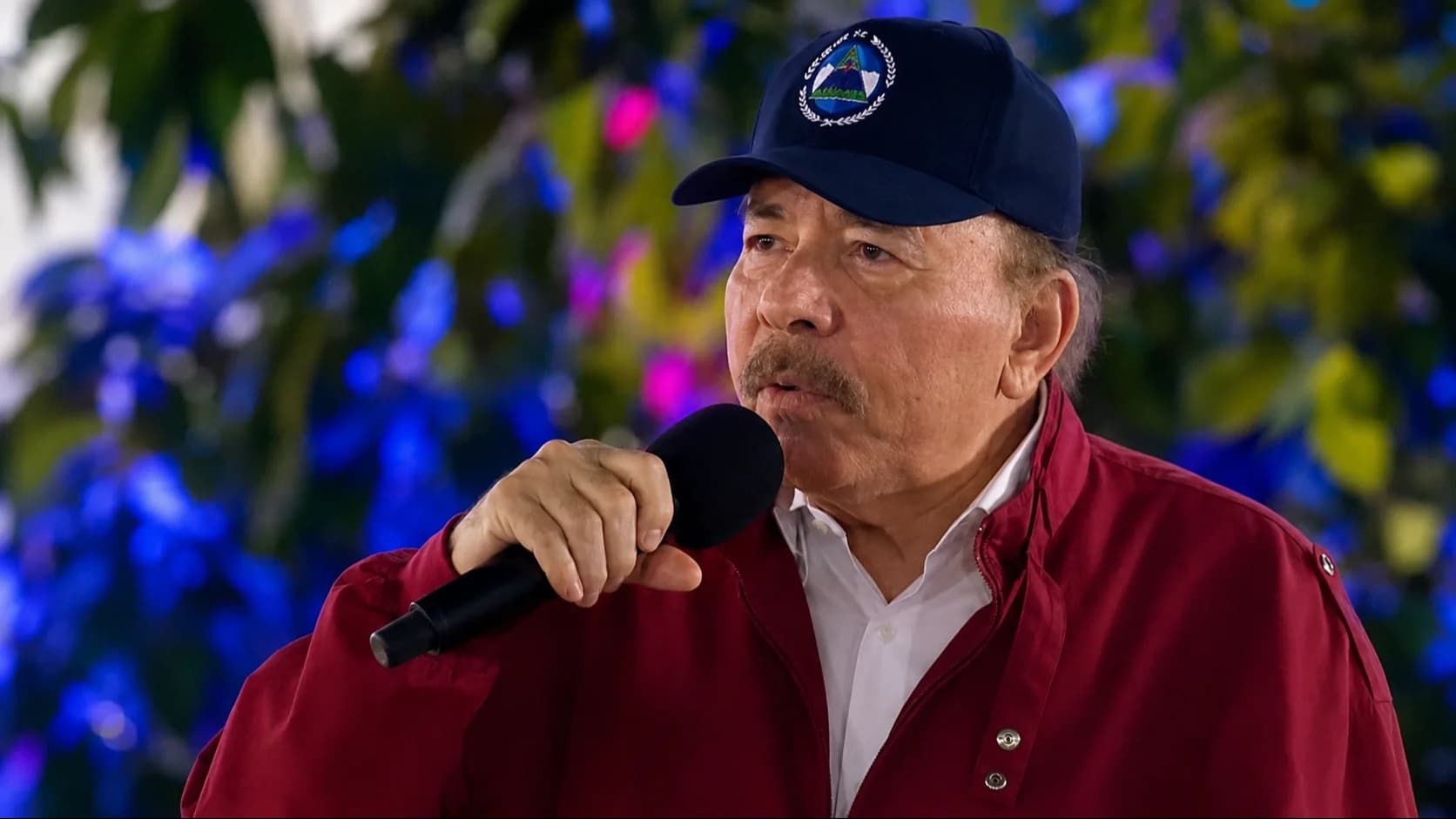 Daniel Ortega durante pronunciamento