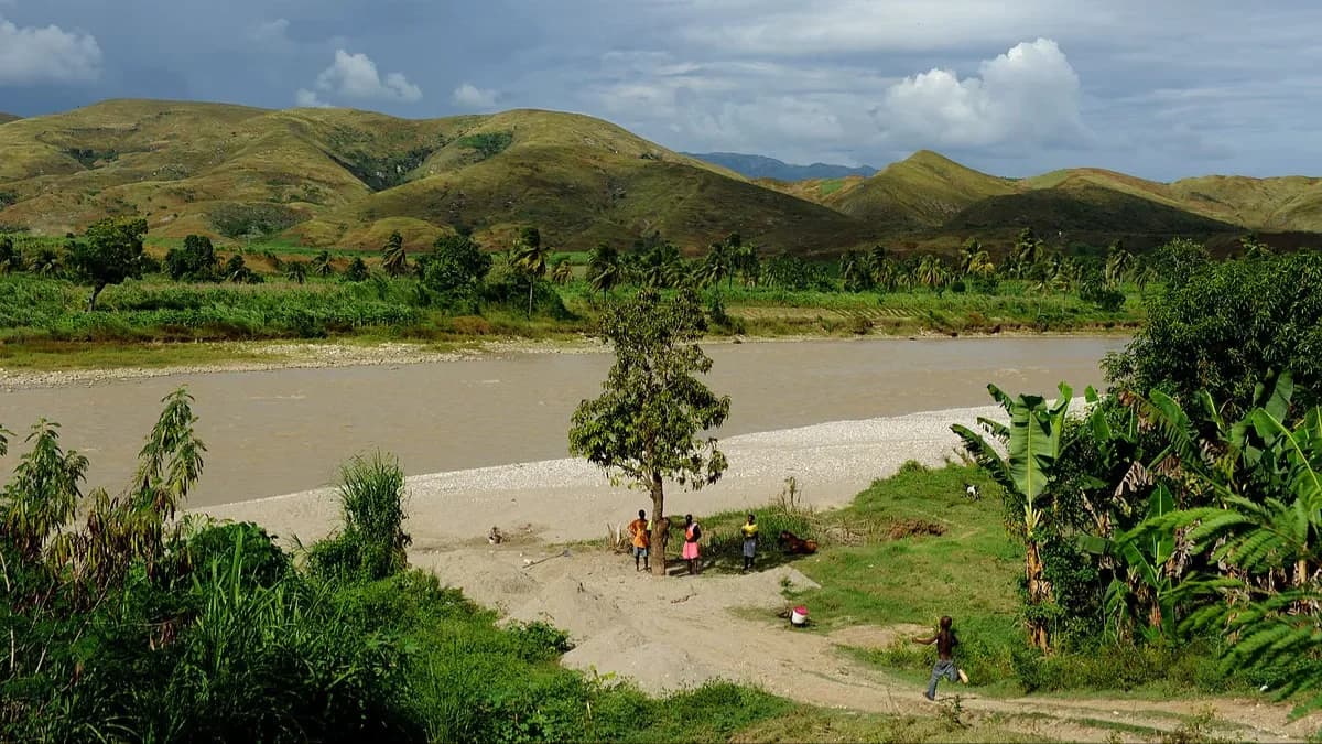 região de Artibonite, onde aconteceu o massacre de mais de 70 pessoas no Haiti