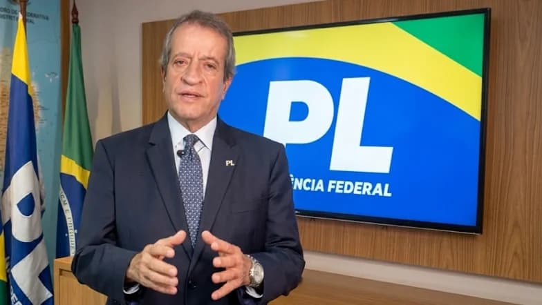 Valdemar Costa Neto falando sobre o vídeo