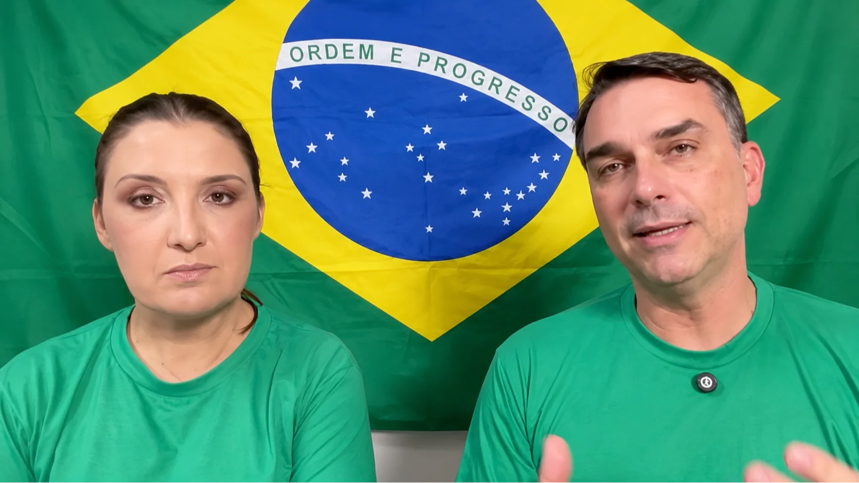 Flávio anunciando os novos programas para ajudar as mulheres 