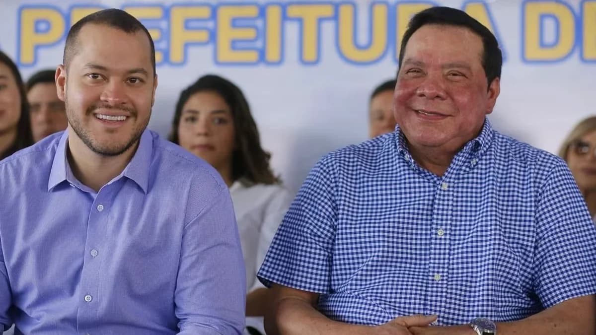 Adail Filho e seu pai Adail pinheiro