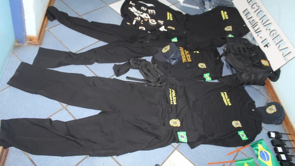 Materiais usados pelos GOlpistas
