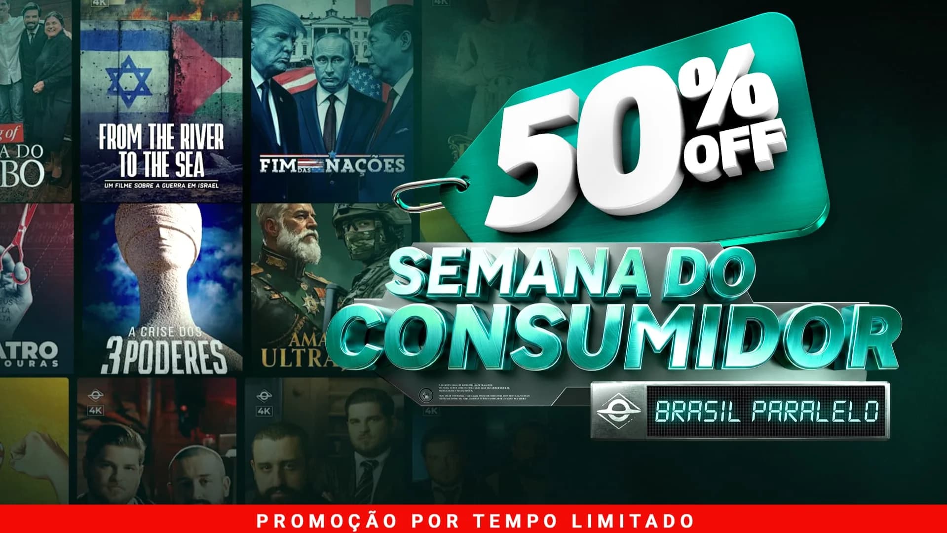 Semana do consumidor na Brasil Paralelo