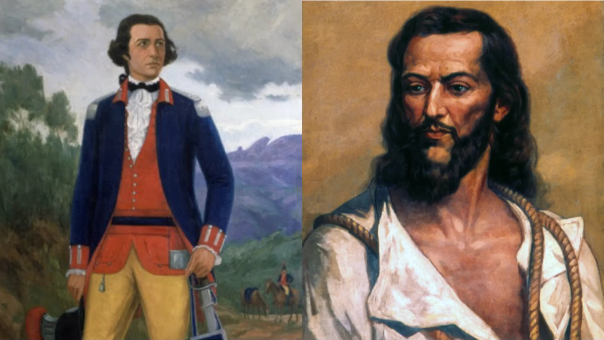 Não existe um registro oficial de Tiradentes, a sua imagem já foi representada de diferentes formas, inclusive o colocando com características de Jesus Cristo.