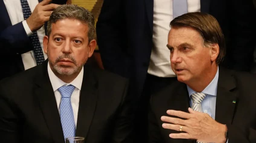 Bolsonaro e Lira juntos