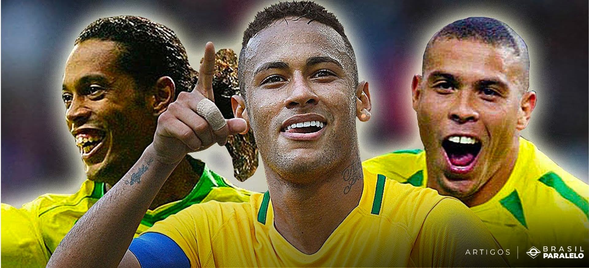 Ronaldinho, Neymar e Ronaldo.