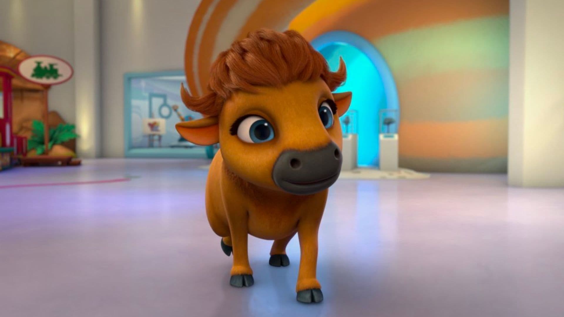 Personagem fred da série Ridley Jones: a guardiã do museu