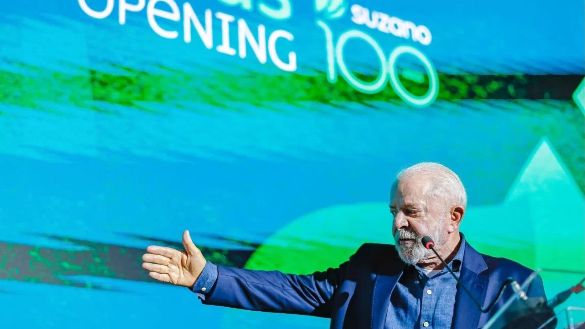 Lula durante o evento em que a fala foi dita