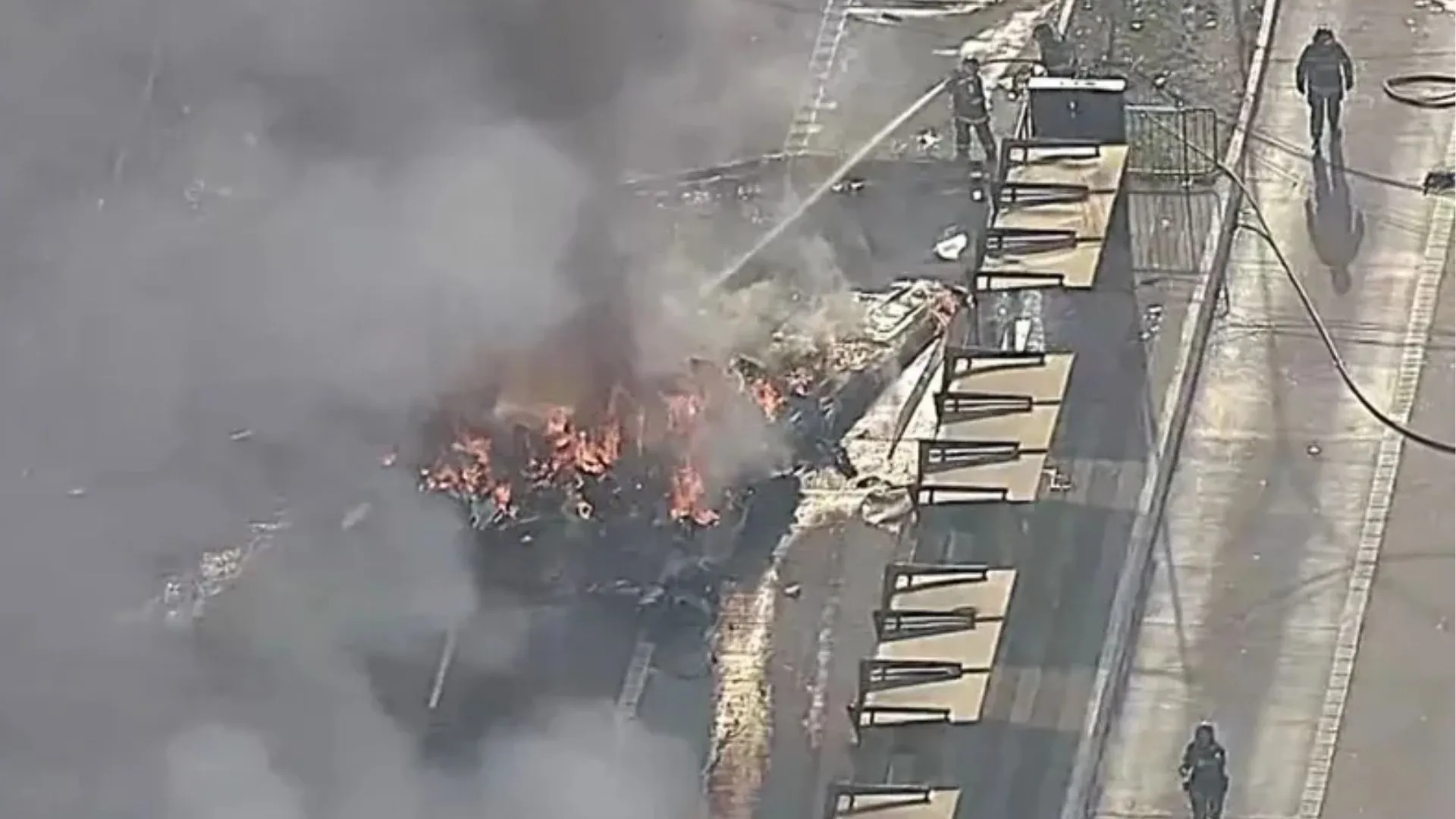 Avião cai em São Paulo
