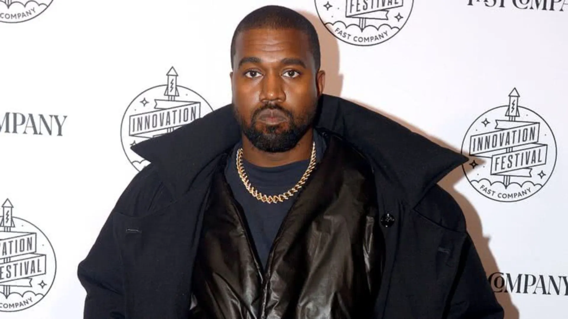 Rapper Kanye West em algum evento