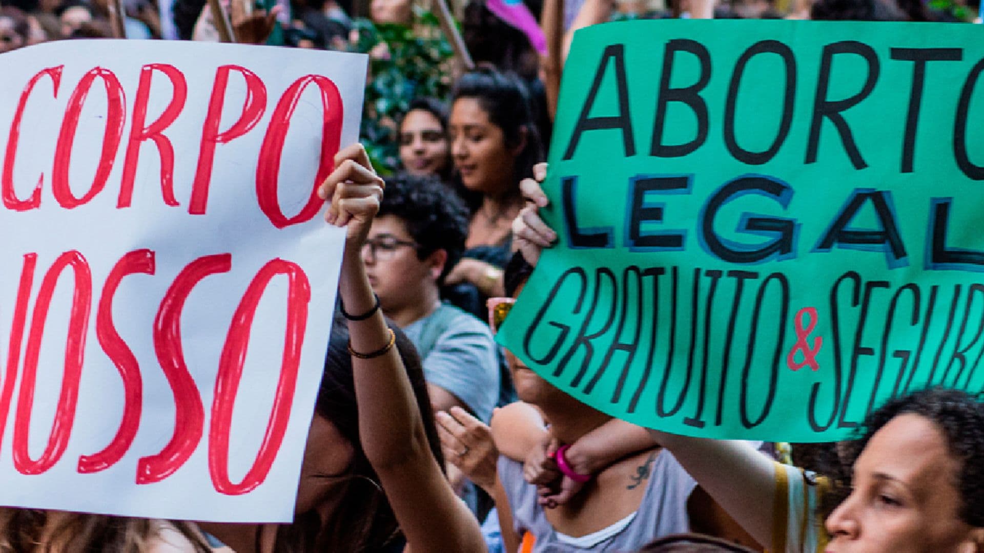 manifestação pró-aborto.