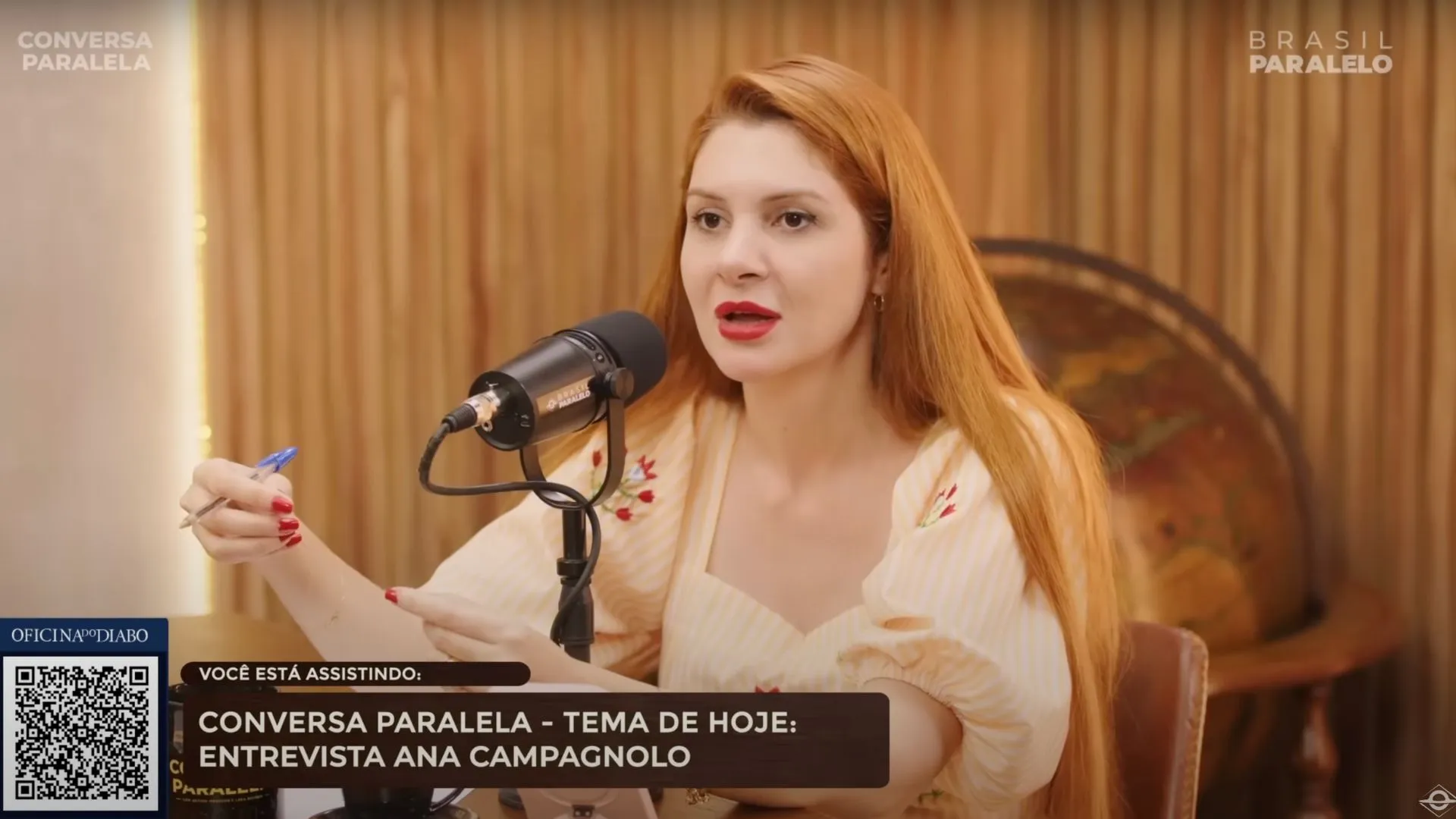 Ana campagnolo concede entrevista a podcast da Brasil Paralelo