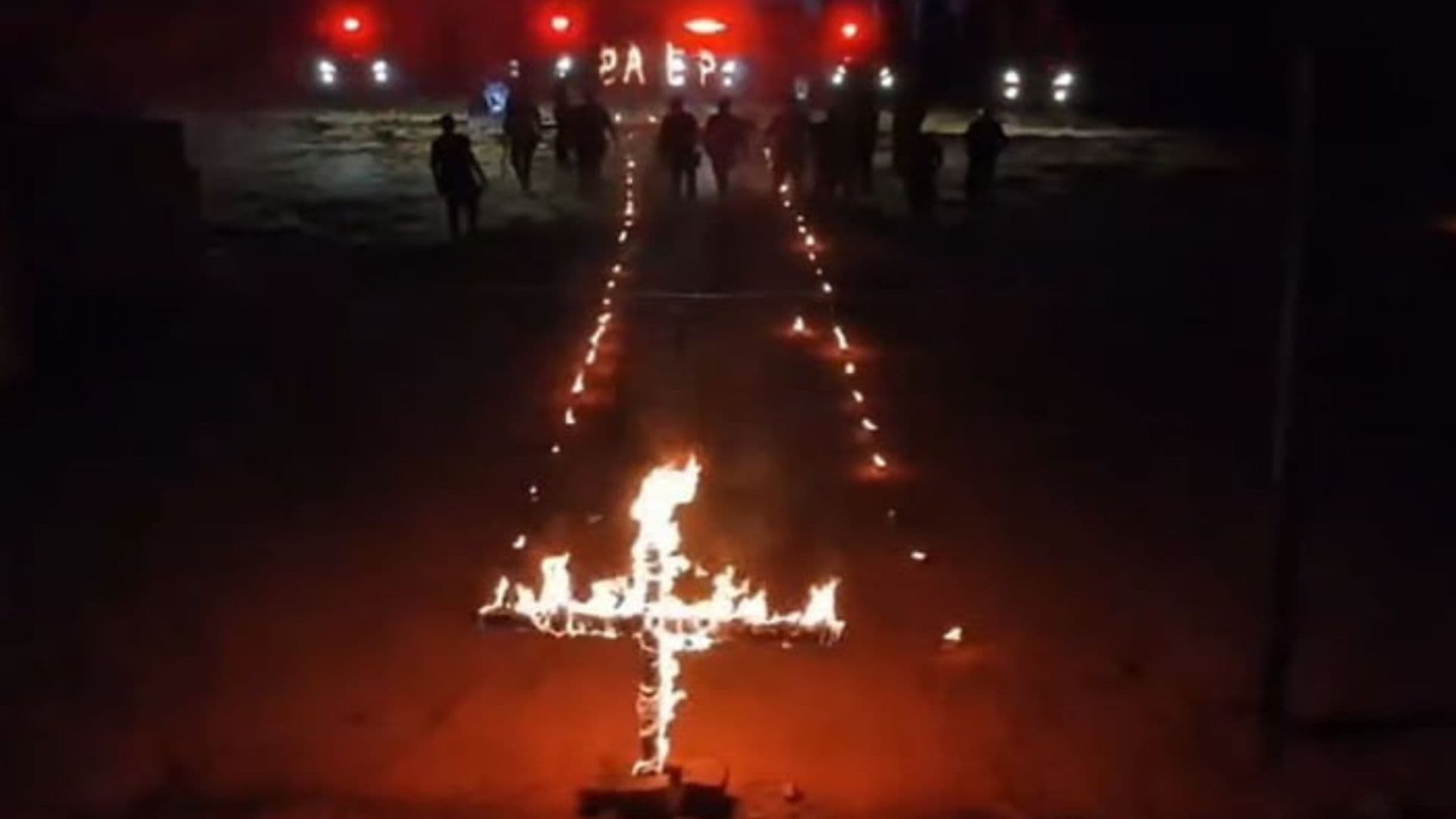 Trecho do vídeo dos policiais do BAEP.