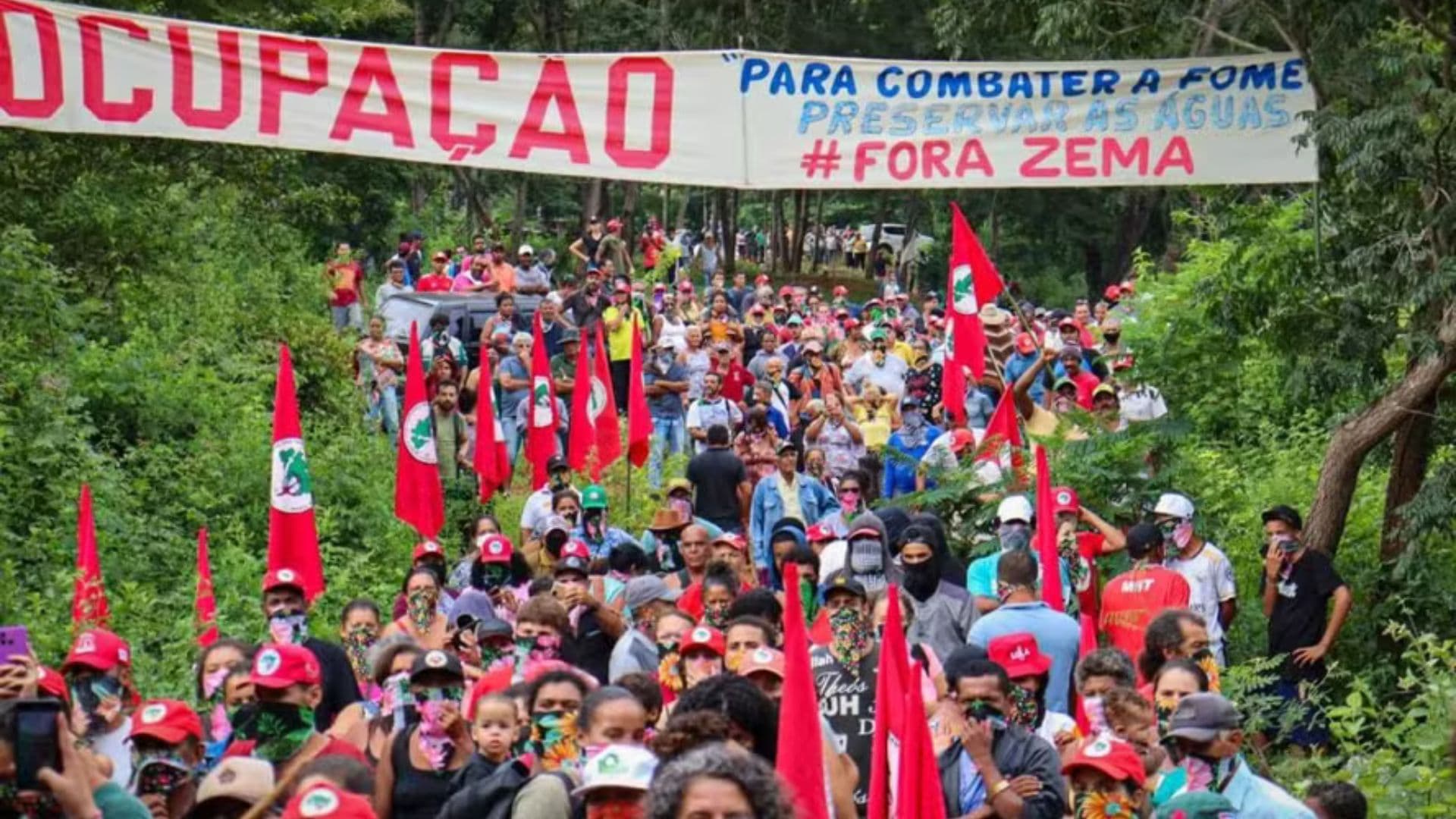 Acampamento do MST.