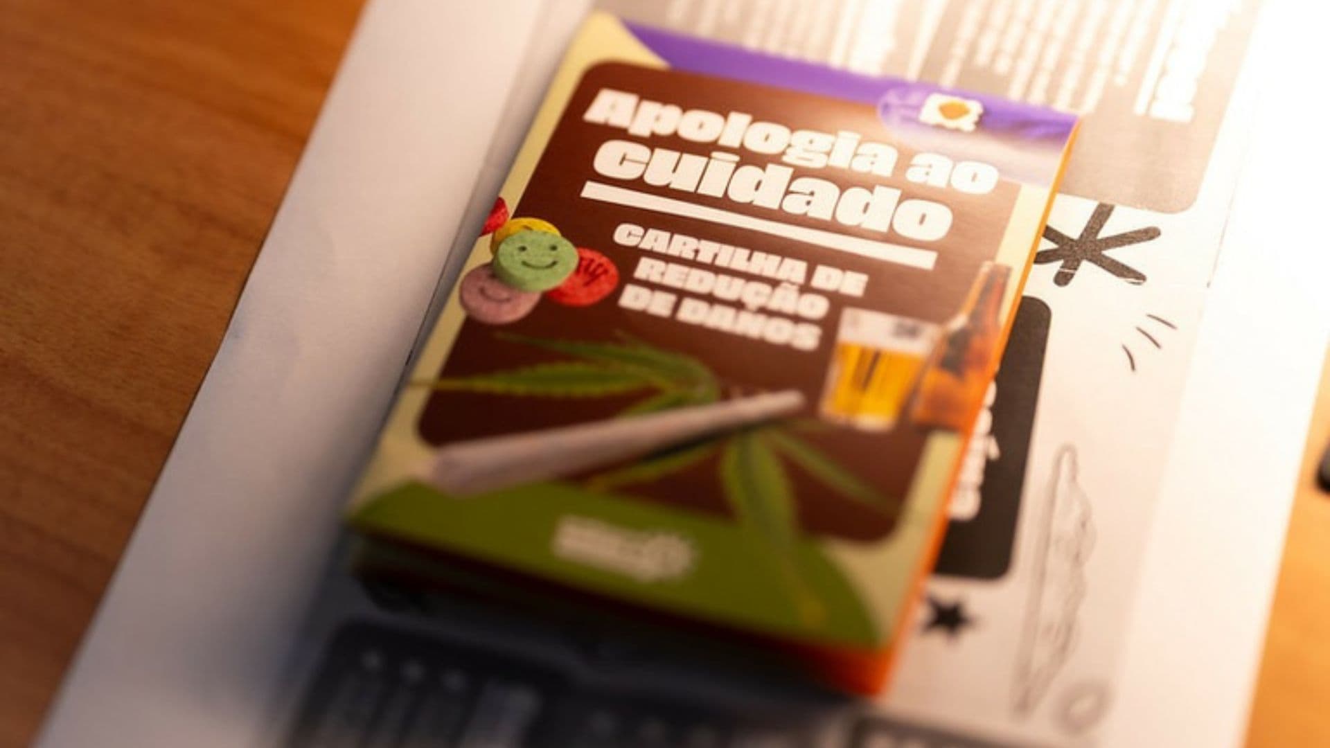 Capa do panfleto feito pela vereadora Professora Angela para o evento na Câmara de Curitiba.