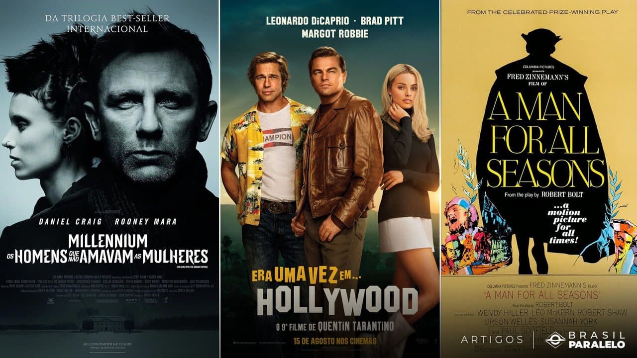 Filmes no streaming da Brasil Paralelo.