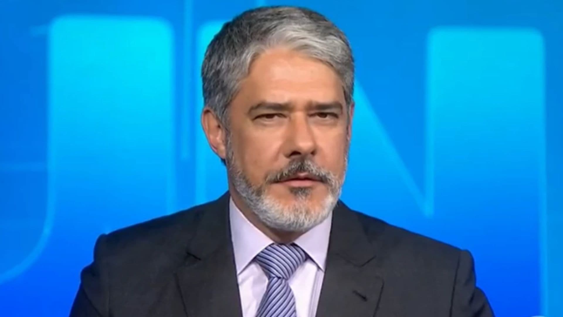 Willian Bonner, apresentador do Jornal Nacional que se prepara para deixar o programa.