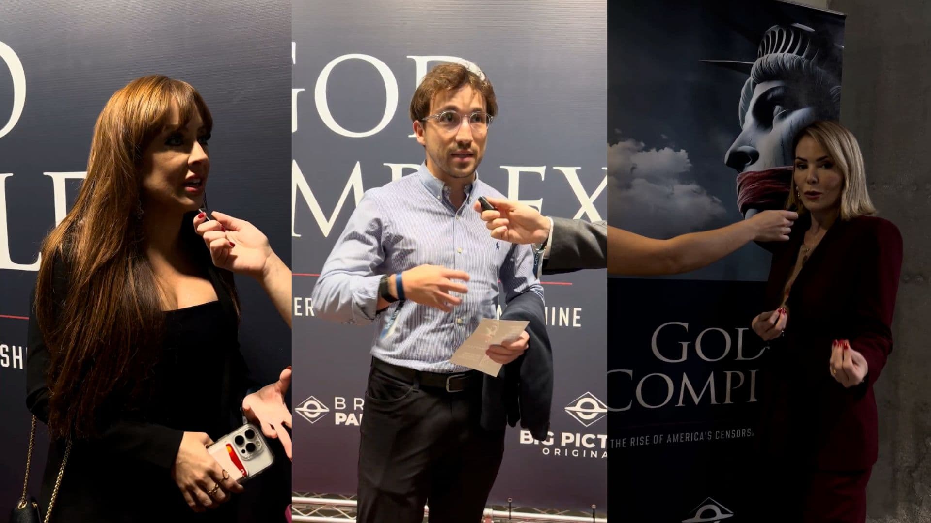 Entrevistados na pre-estreia