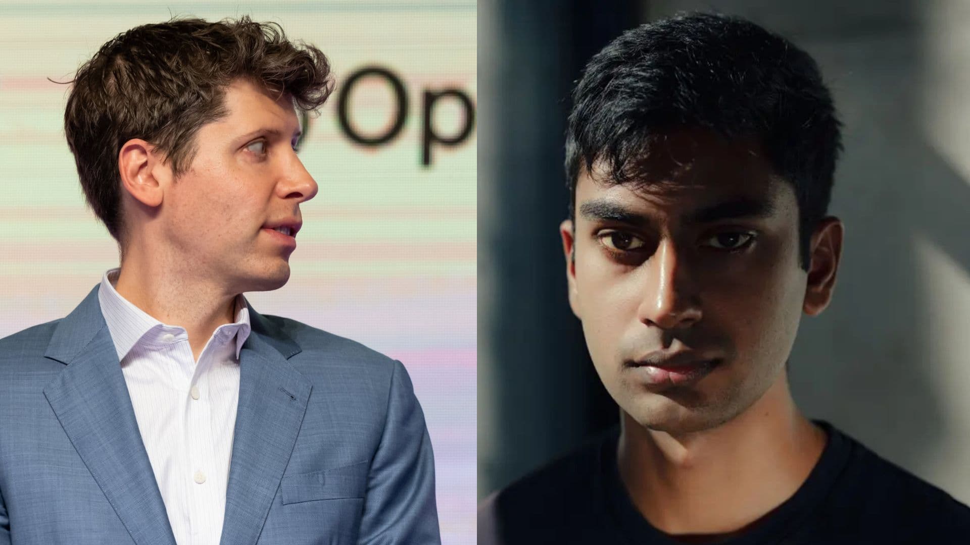 Sam Altman e Suchir Balaji