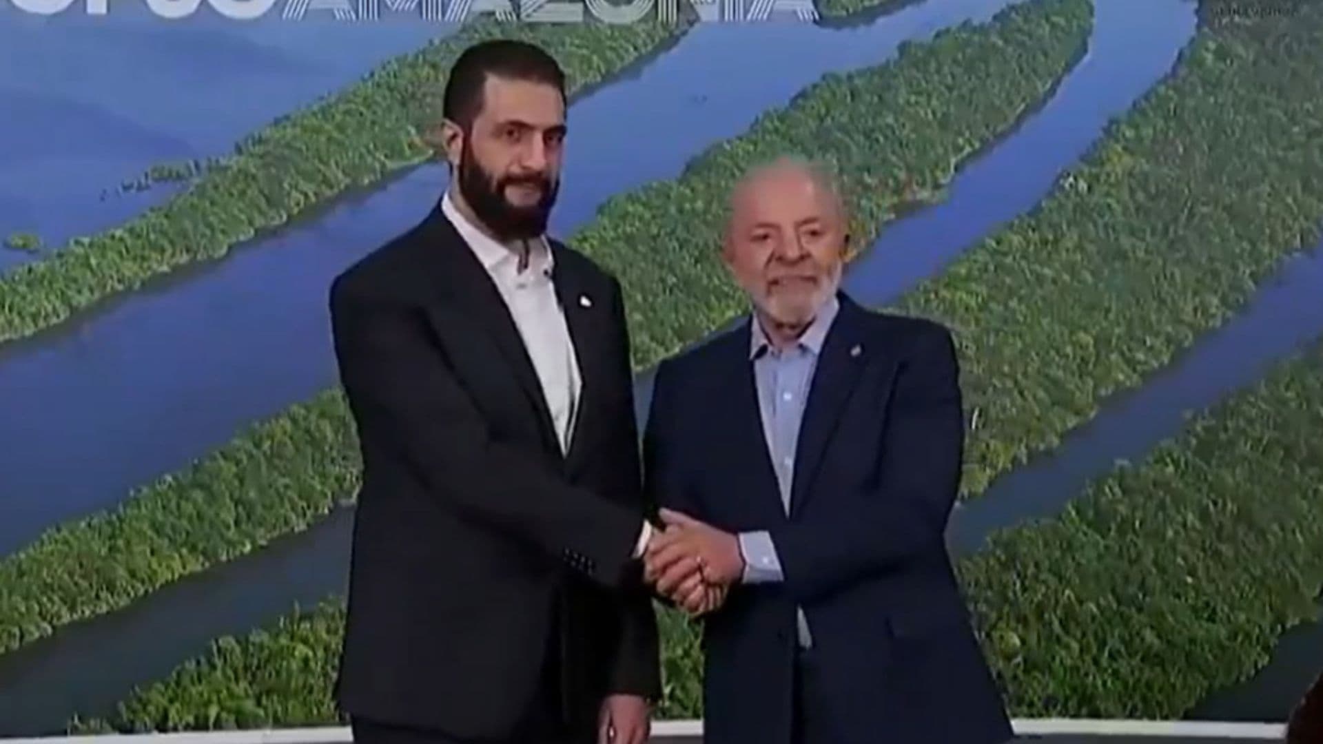 Lula encontrando Ahmad Sharaa, terrorista ex- Al-Qaeda que governa a Síria