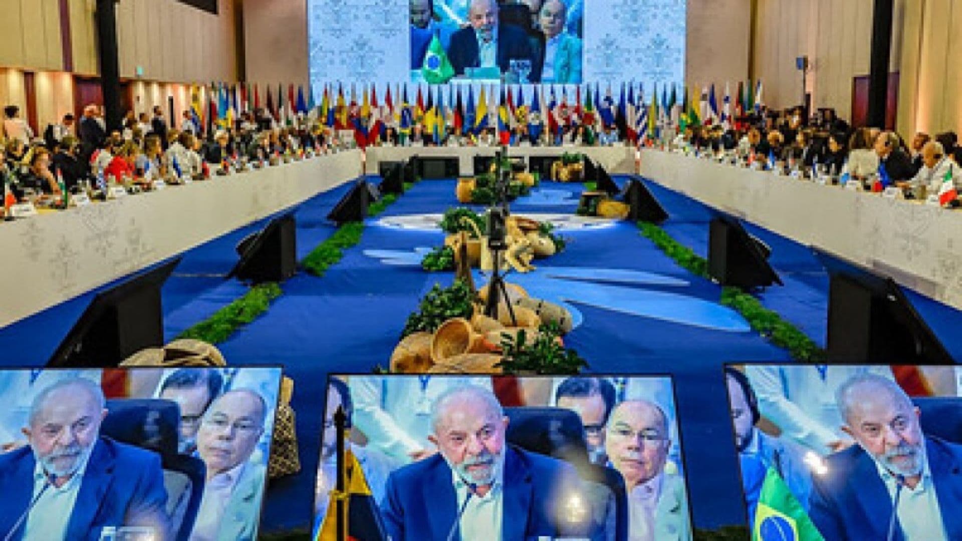 Lula discursando dursnte abertura da COP30 em Belém do Pará.