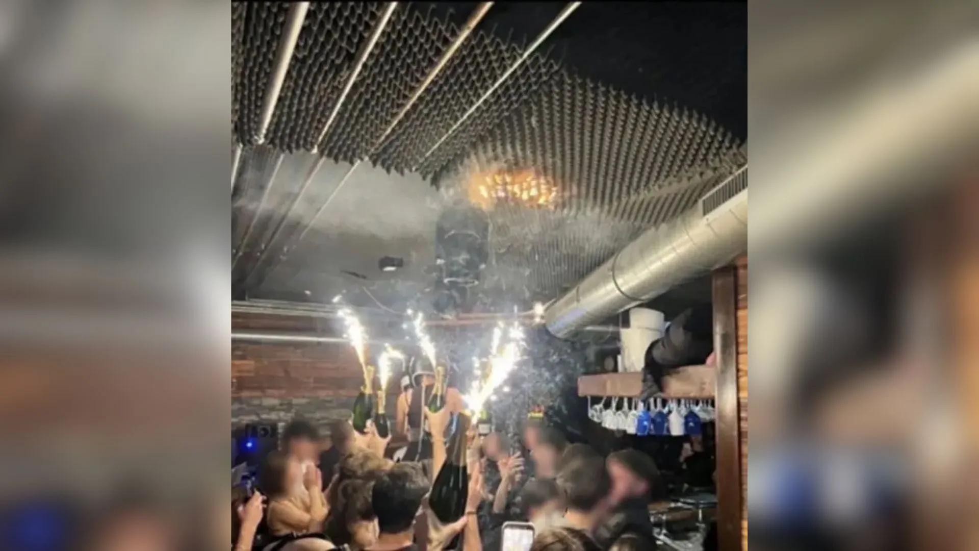 Incêndio em um bar na suiça