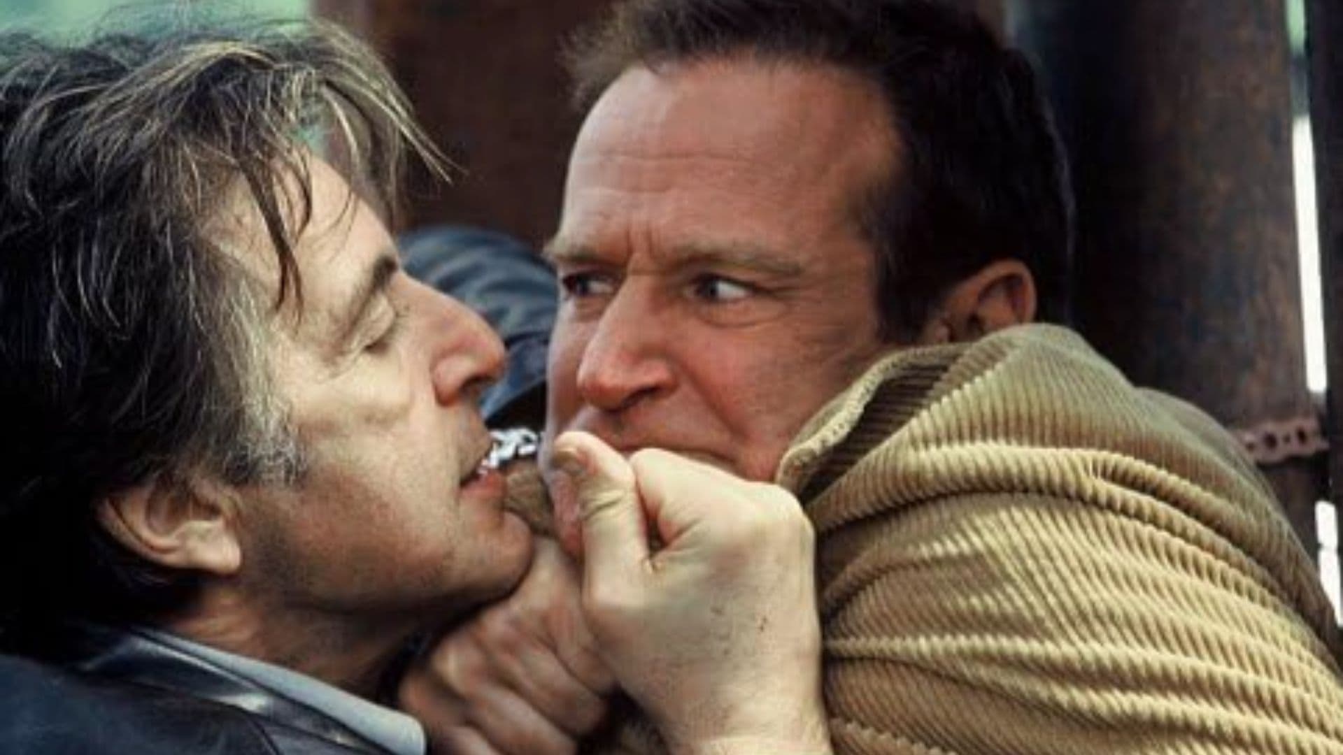 Em Insônia, Al Pacino (Will Dormer) contracena diretamente com Robin Williams (Walter Finch).