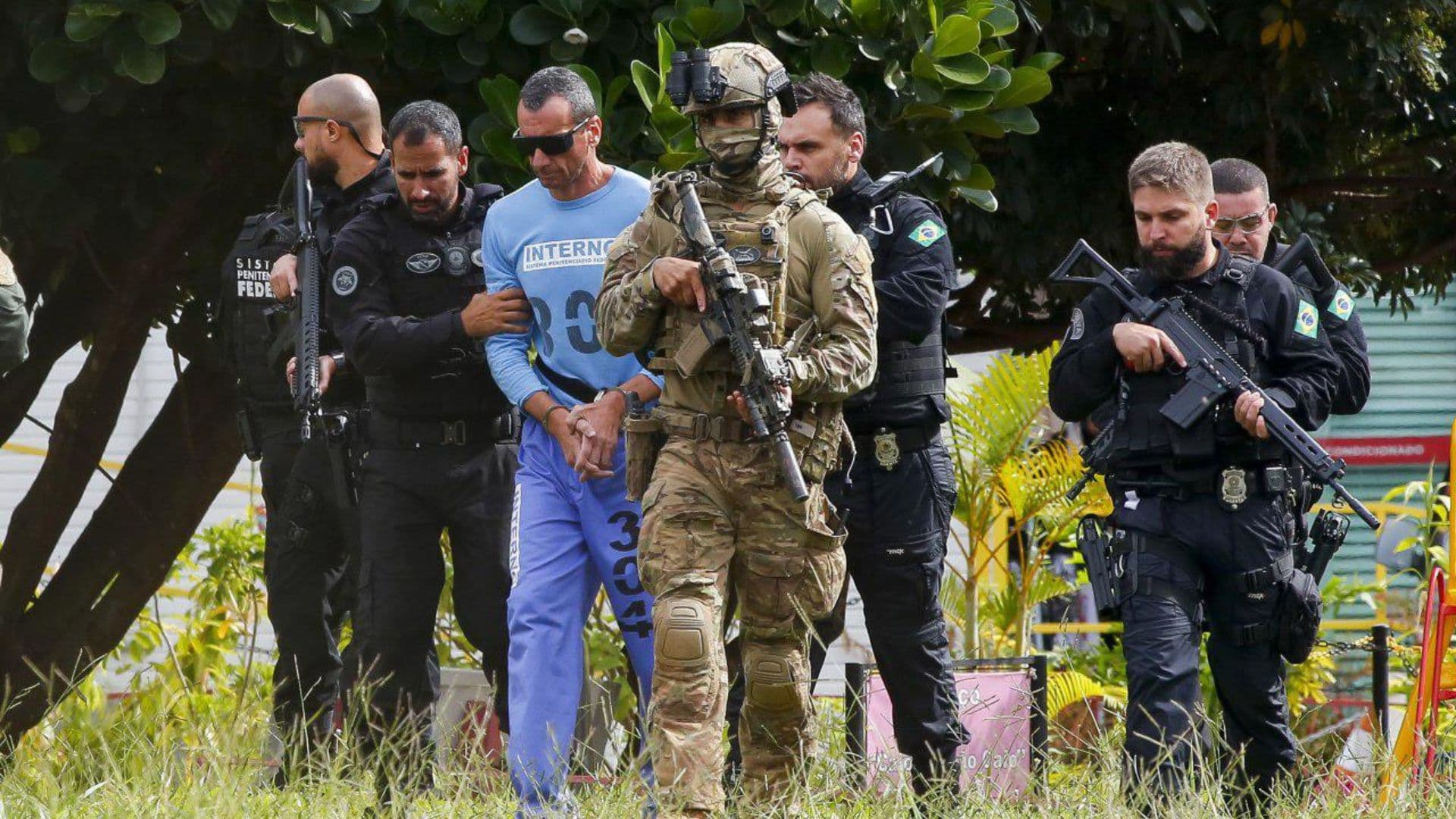 91% dos brasileiros dizem que o crime organizado controla o Estado. marcola sendo levado